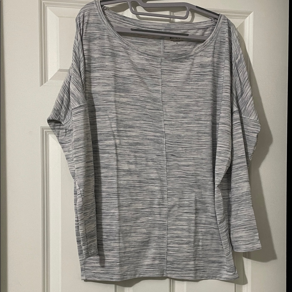 Athleta Women's Long Sleeve Top - Light Gray